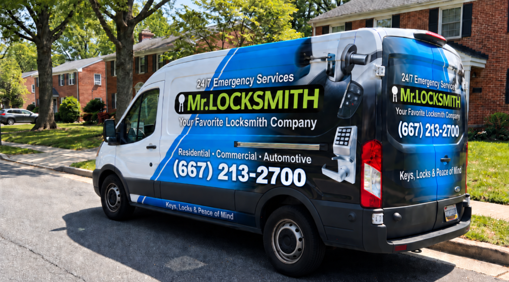 Mr. Locksmith mobile service van