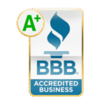 BBB Accredited Business A+ rating badge